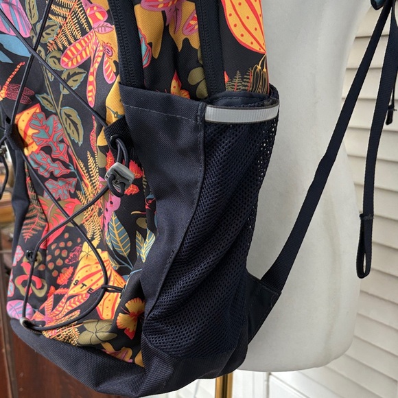 The North Face Black and Multicolor Leaf Print Backpack - Picture 5 of 12